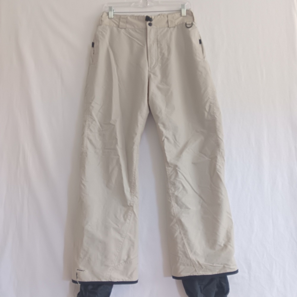 Columbia Snow Pants Womens M Beige Fair Convert Ski Snowboard Trousers